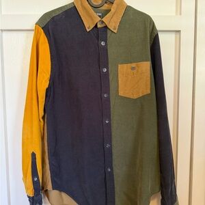 Todd Snyder Colorblock Corduroy Shirt